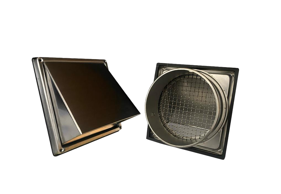Cowl Wall with Mesh - Stainless Steel 304