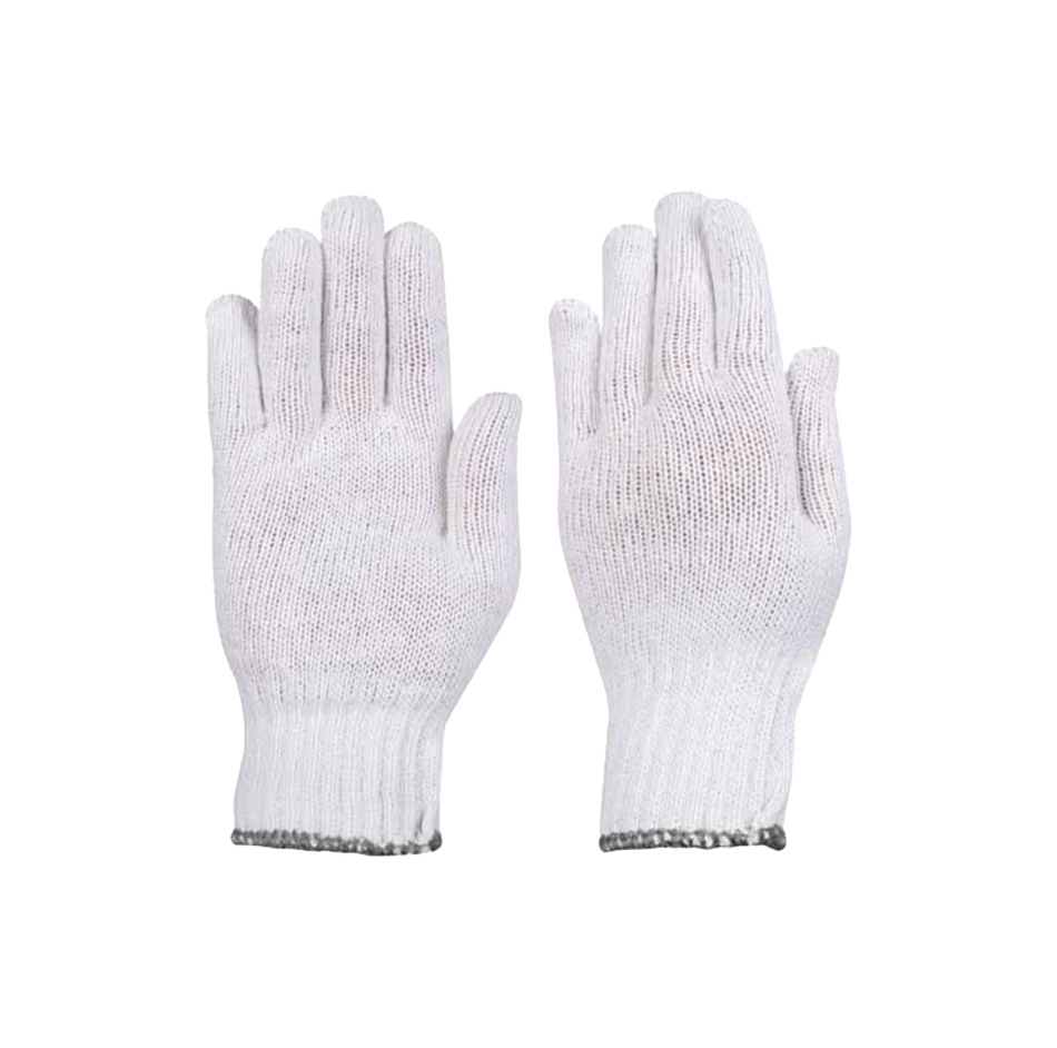 Gloves - Poly Cotton Knitted  - Large
