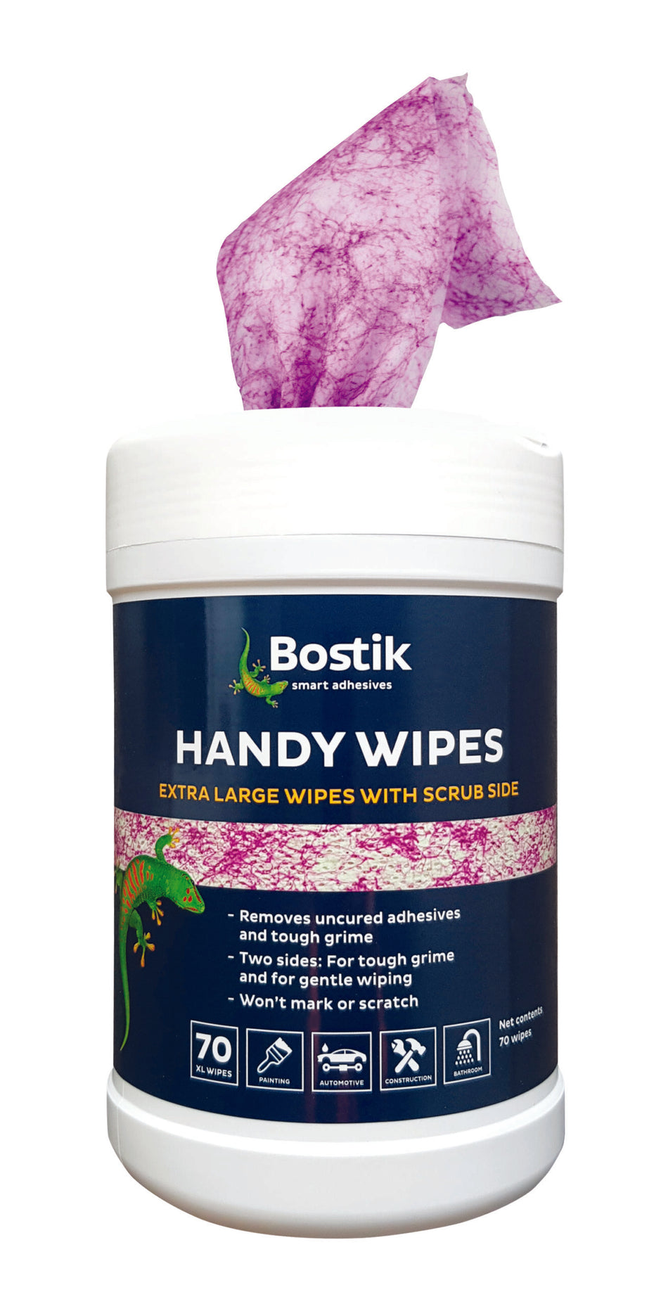 Bostik Handy Wipes - Canister of 80