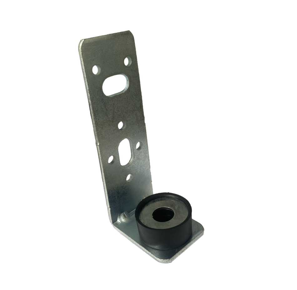 Bracket, Duct L - Zinc Plated (Includes Isolator Pad)