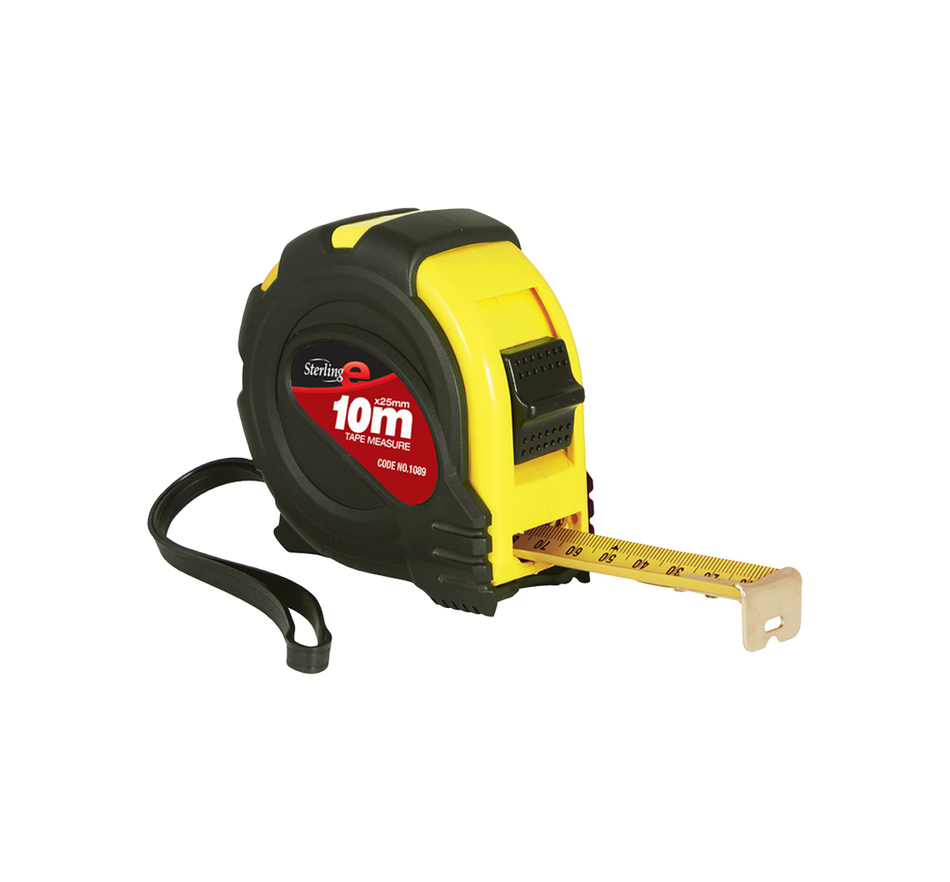 Tape Measure, 8m x 25mm (Sterling Ultimax Professional) Metric