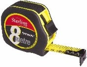 Tape Measure, 8m x 25mm (Sterling) Metric