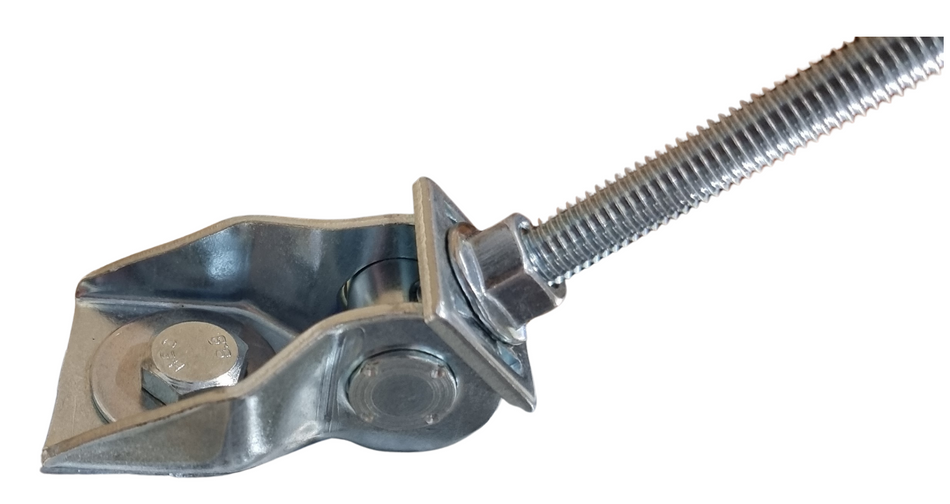 Threaded Rod Adjustable Joint with Locking Plated M10 - Zinc Plated