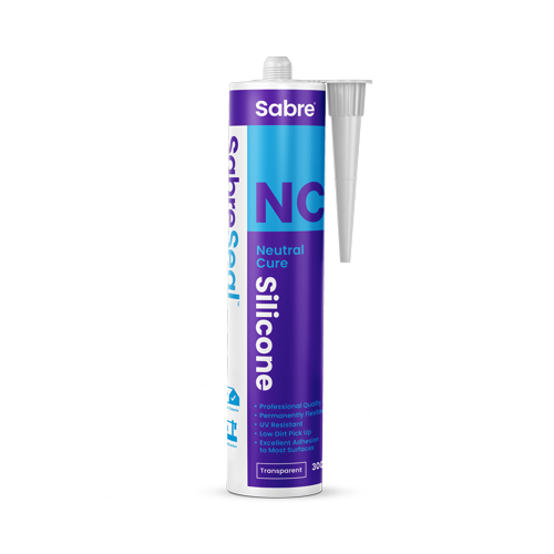 Bostik Industrial AD/Sealant Silicone Neutral Cure, Clear - 300ml